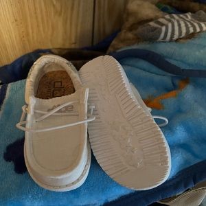 My son only tried them on by the time he could wear them they were to small